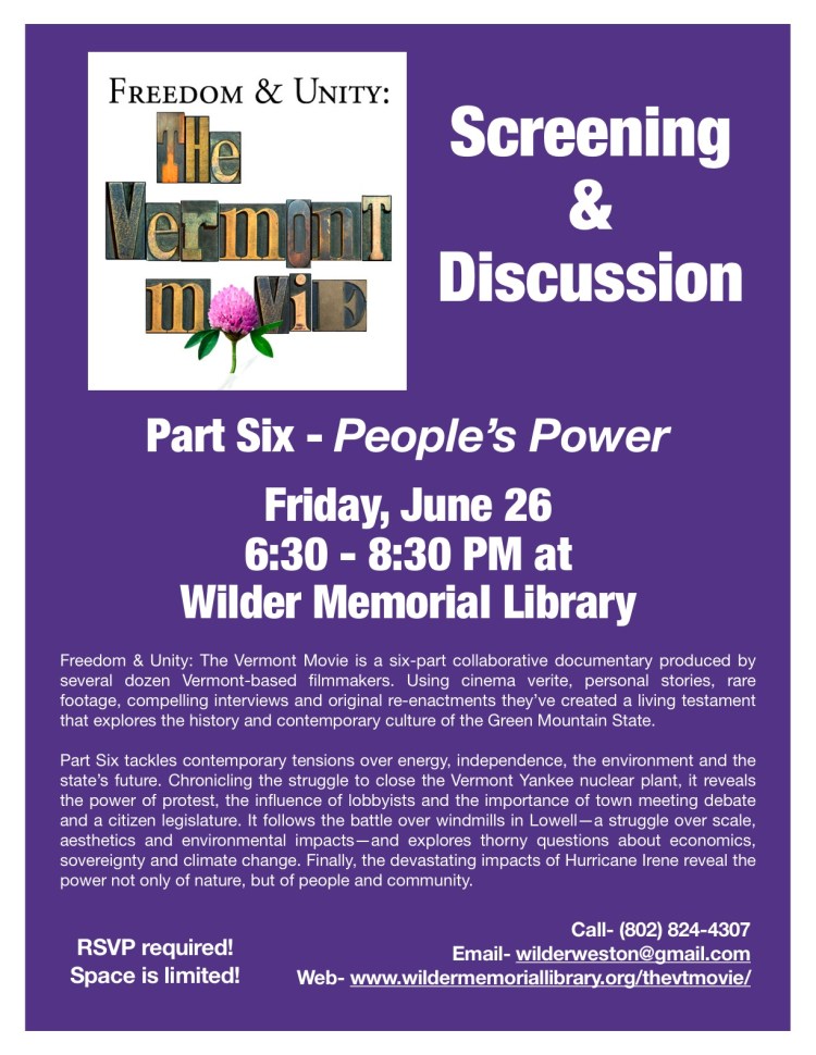 VT Movie Flyer-Part Six